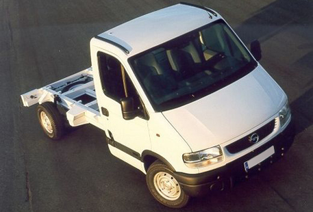 Image du vehicule OPEL MOVANO I CHASSIS CABINE (A) PHASE 1 - 2P MOYEN (3578mm) 1999-01->2003-11