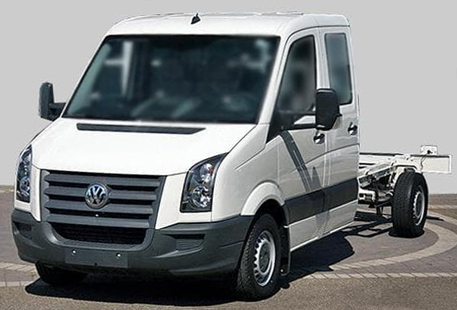 Image du vehicule VOLKSWAGEN CRAFTER I CHASSIS DOUBLE CABINE PHASE 1 - 4P -35- LONG (4325mm) 2006-06->2011-05
