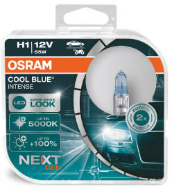 2 Ampoules OSRAM H1 Cool Blue® Intense NextGeneration 12V