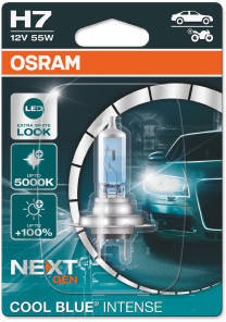 1 Ampoule OSRAM H7 Cool Blue® Intense NextGeneration 12V