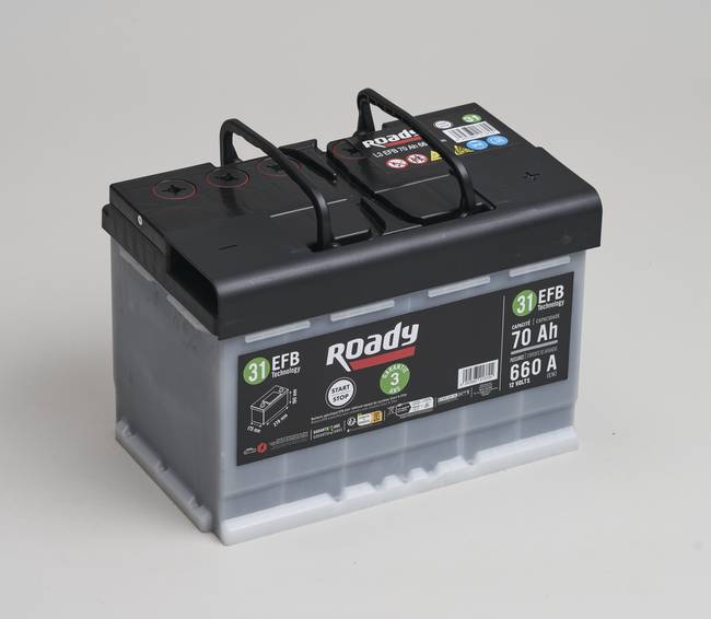 Batterie Start & Stop ROADY EFB N31 70AH 660A